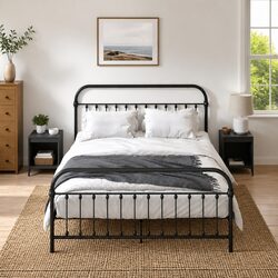 Specifications for Bedside Cabinets: 2 pcs, Black