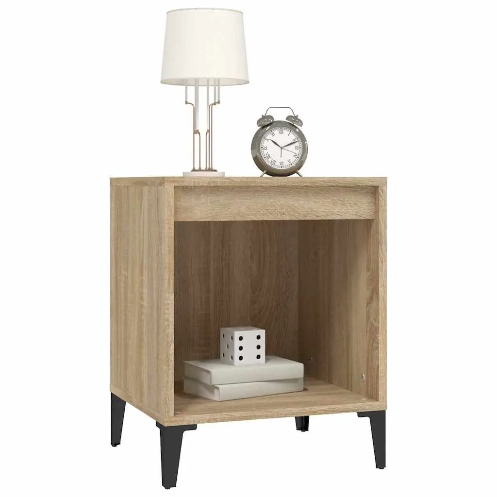 Brown Wooden Bedside Cabinet 40x35x50cm
