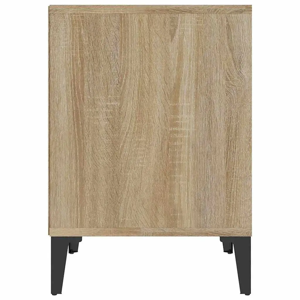 Bedside Cabinets for Bedroom Storage 2 Piece Brown