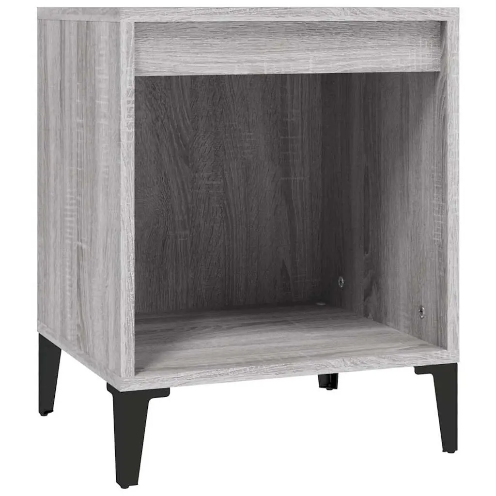 Grey Sonoma Bedside Storage Cabinet