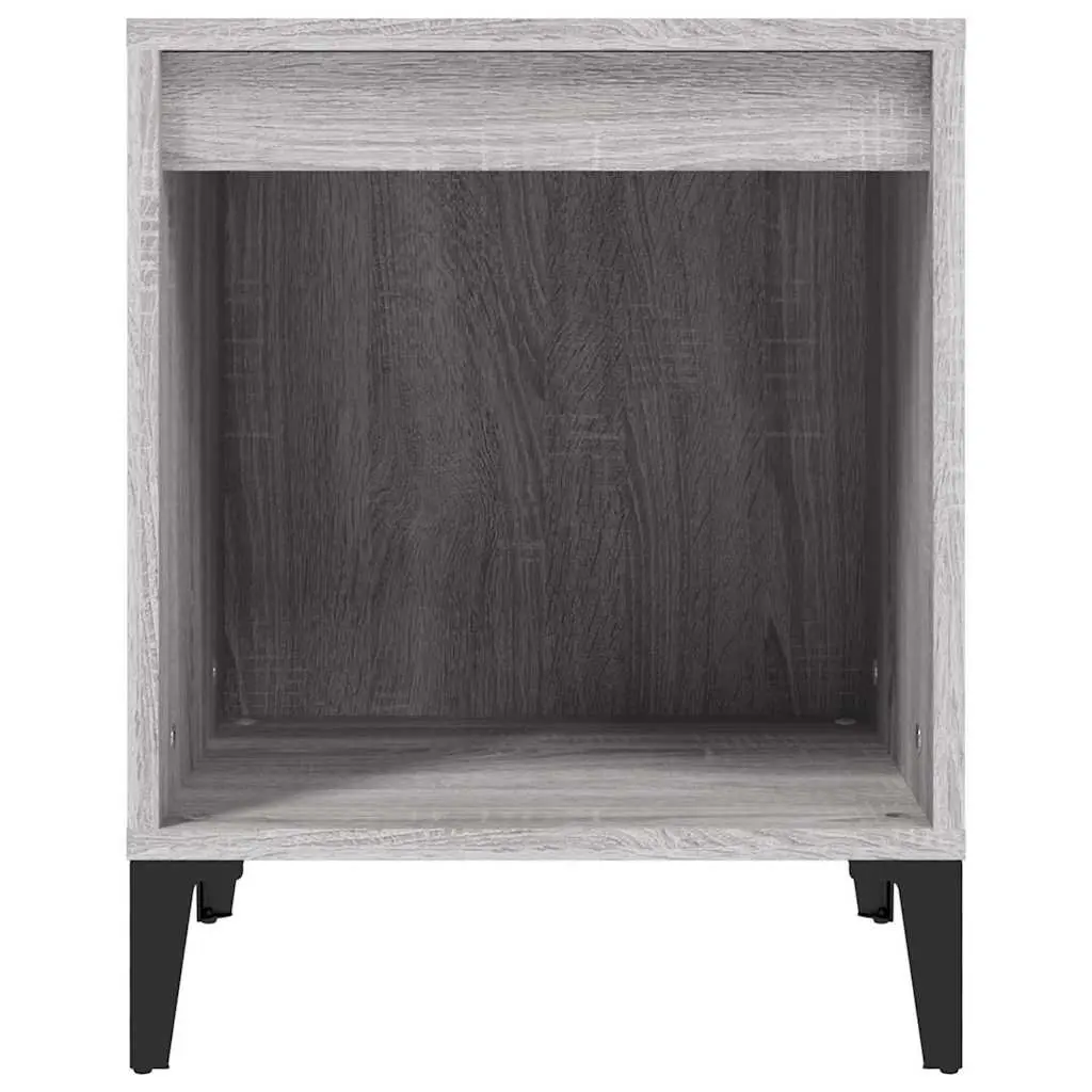 Grey Sonoma Bedside Storage Cabinet