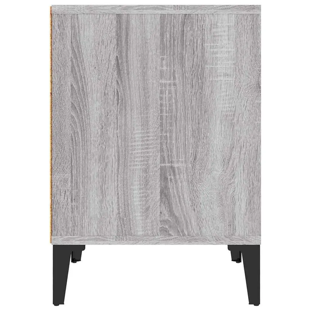 Grey Sonoma Bedside Storage Cabinet