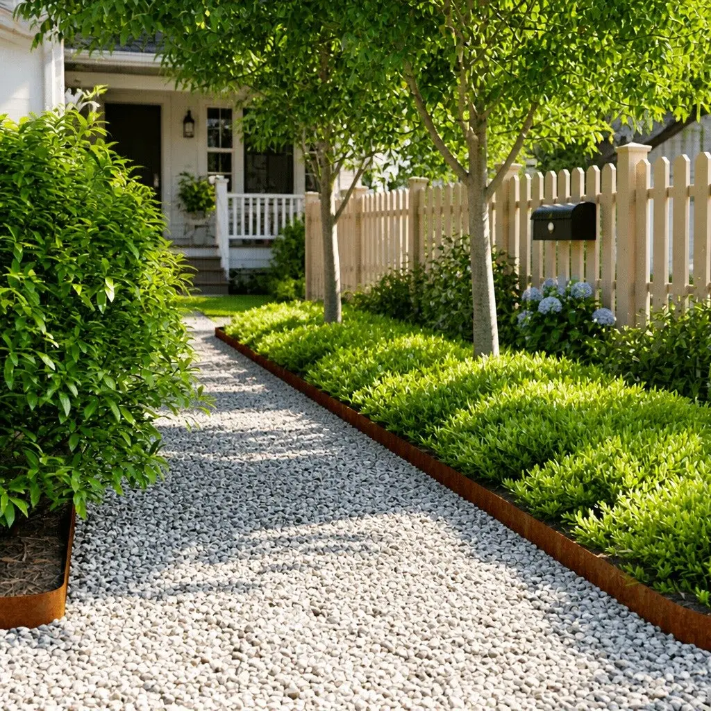 Garden Lawn Edging 10 pcs 10x103cm Flexible Corten Steel Borders Landscape