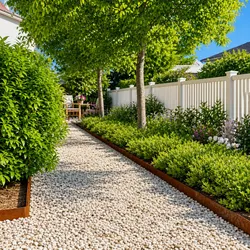 Corten Steel Lawn Edging: 50 pcs 10x103 cm Specification Details