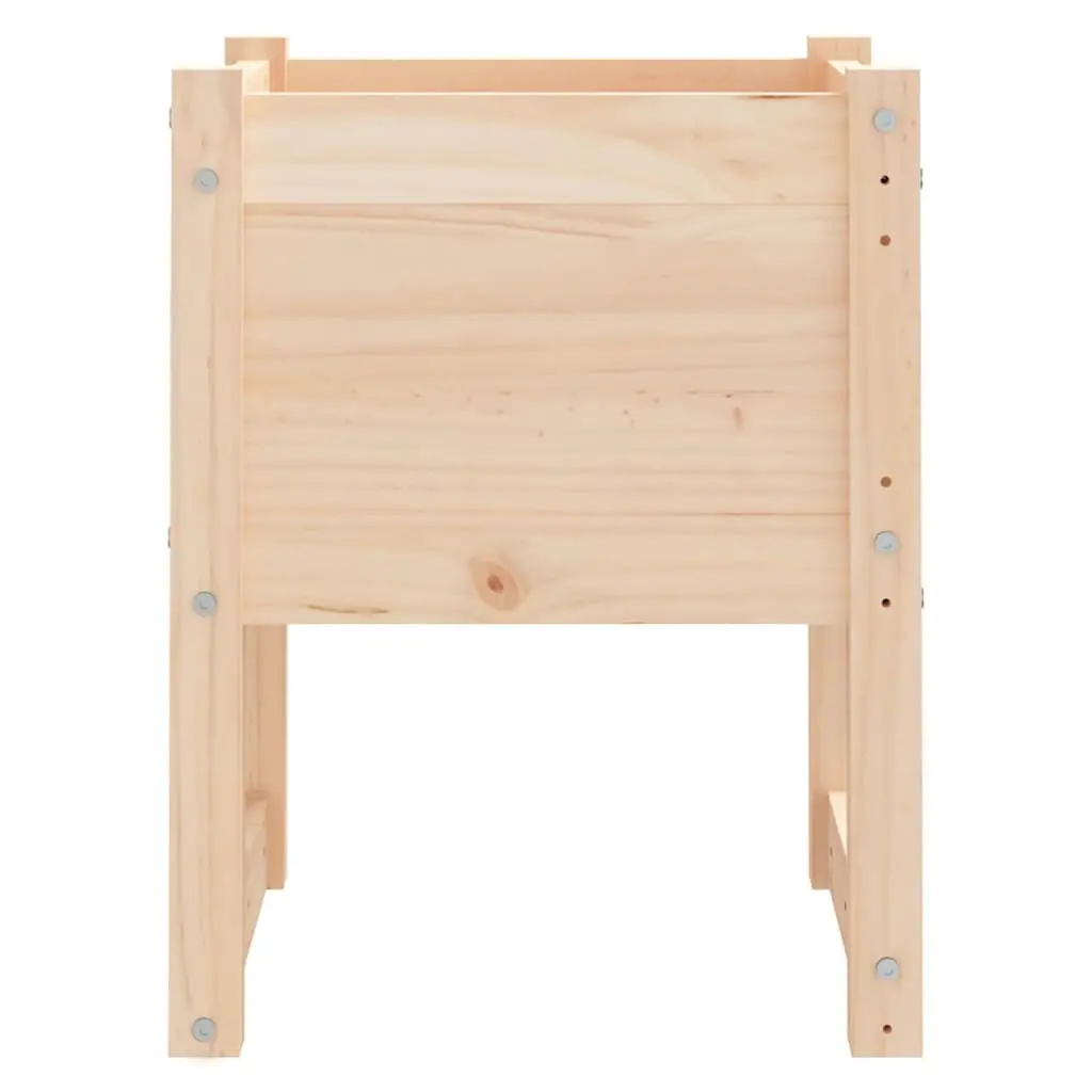 Wooden Planters for Garden 40x40x52.5 cm Brown