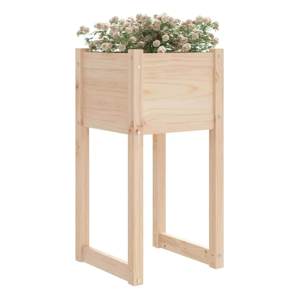 Wooden Planter Box Outdoor Garden Flower Pot 40x40x81 cm