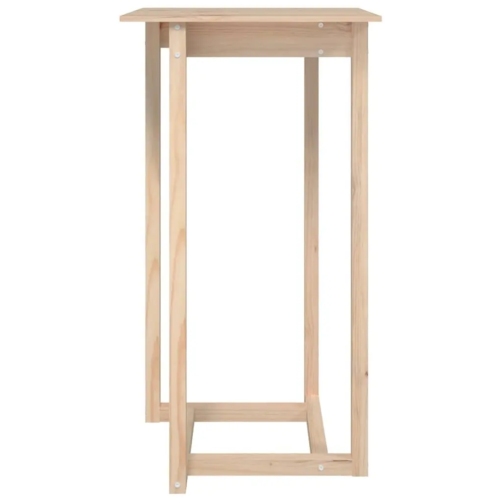 Bar Table 60x60x110 cm Kitchen Dining Wood High Top Counter Furniture Brown