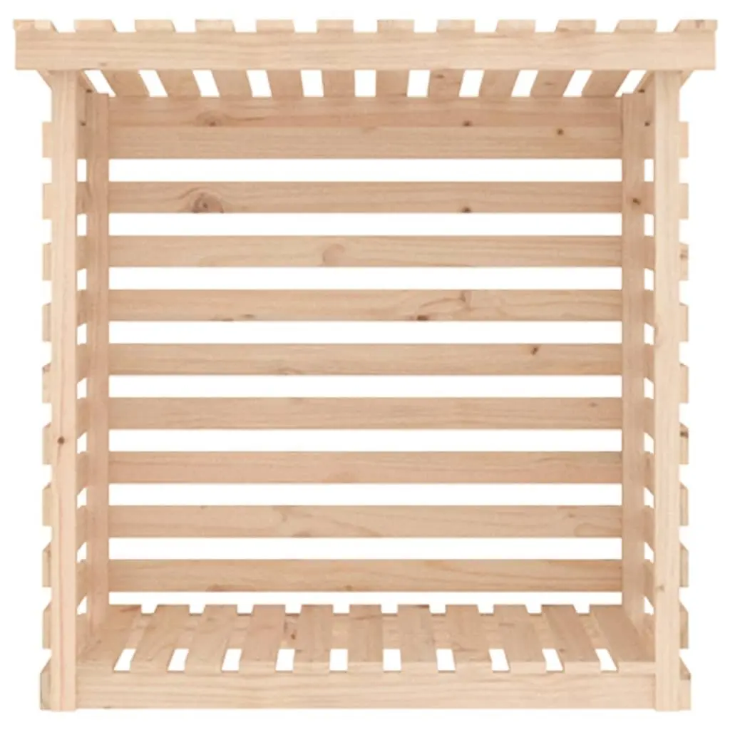 Firewood Rack Log Holder Solid Pine Wood 108x73x108cm