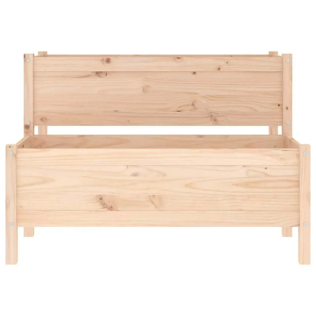 Pine Wood 2-Tier Planter Box with Ample Space