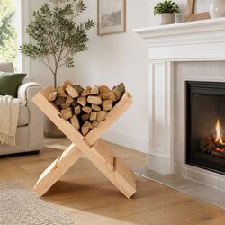 Specifications of Solid Pine Wood Log Holder 47x39.5x48cm