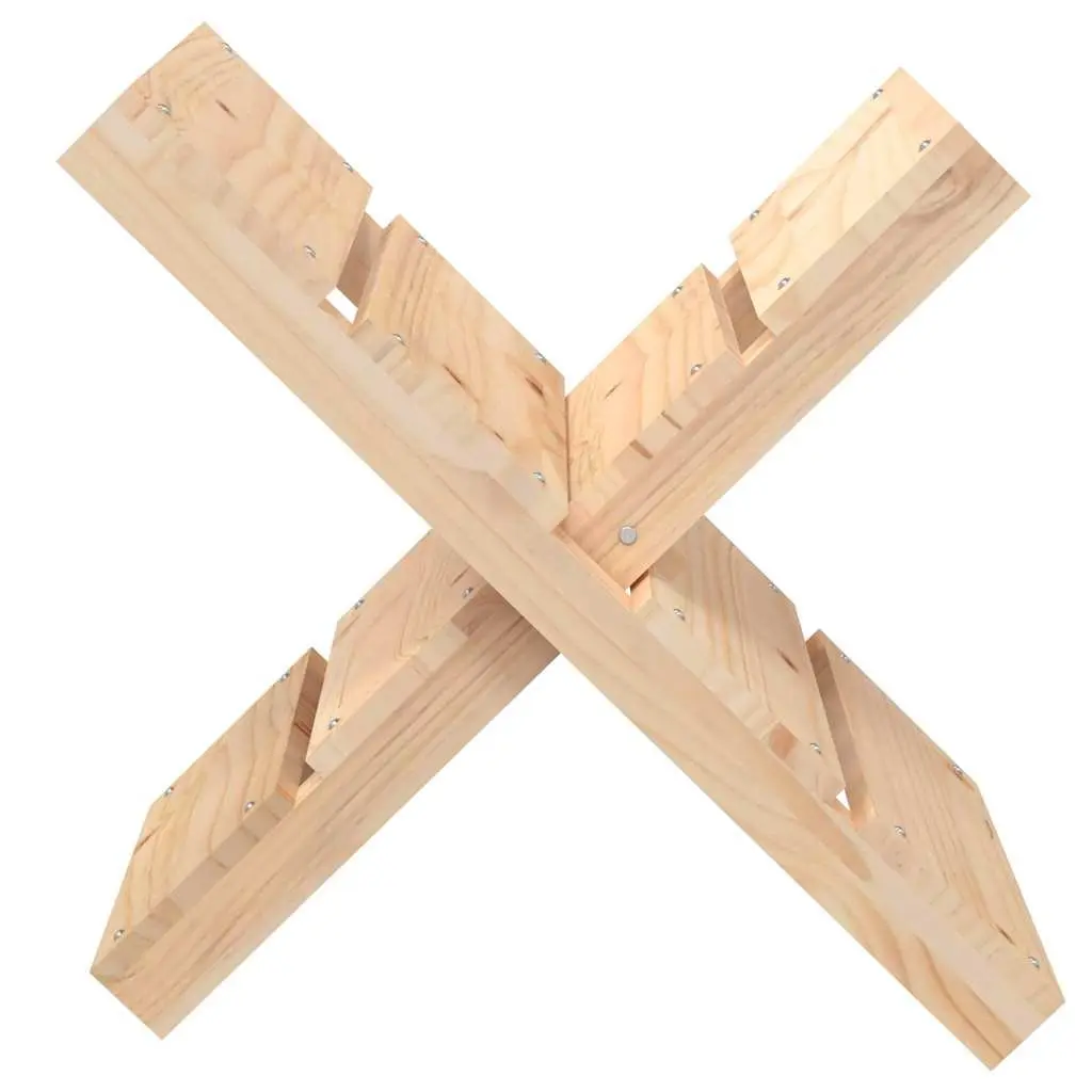 Solid Pine Wood Log Holder 47x39.5x48cm