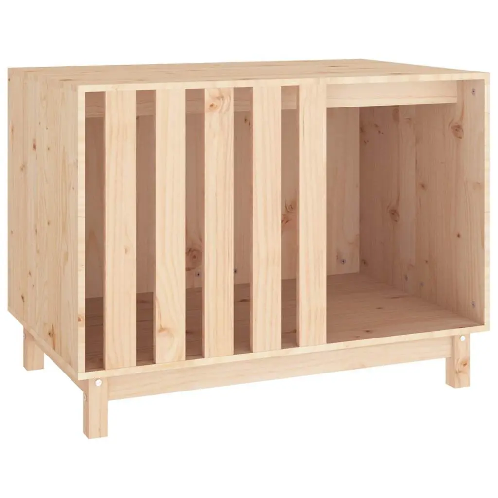 Dog House 90x60x67 cm Solid Wood Pine Pet Shelter Outdoor Indoor Cozy Bed