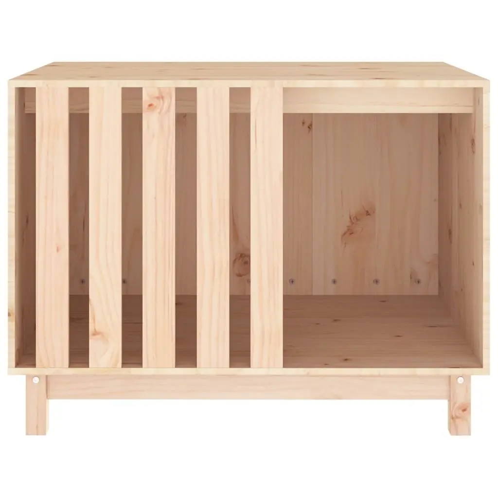 Dog House 90x60x67 cm Solid Wood Pine Pet Shelter Outdoor Indoor Cozy Bed