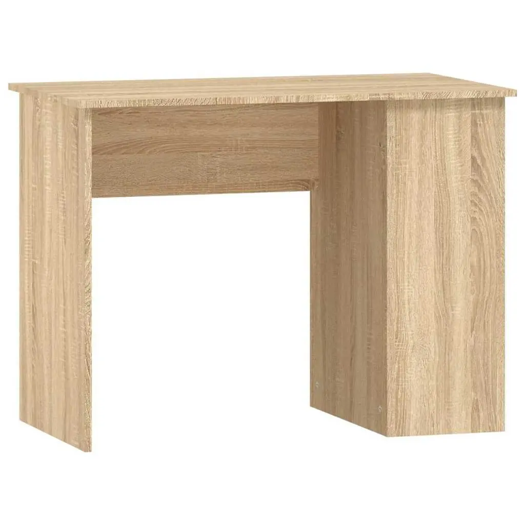 Office Desk Computer Workstation Brown Engineered Wood 100x55x75 cm Study Table