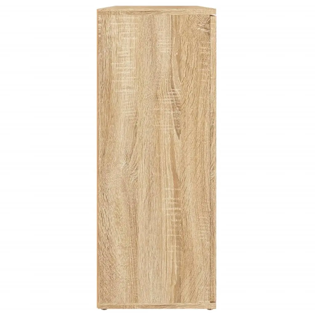 Brown Sideboard Storage Cabinet Engineered Wood 91cm Length 29.5cm Width 75cm Height