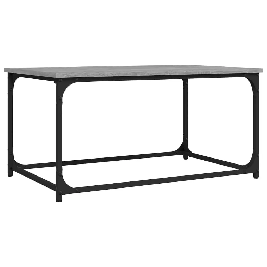 Coffee Table Grey Sonoma 80x50x40 cm Living Room Accent Side Table Frame
