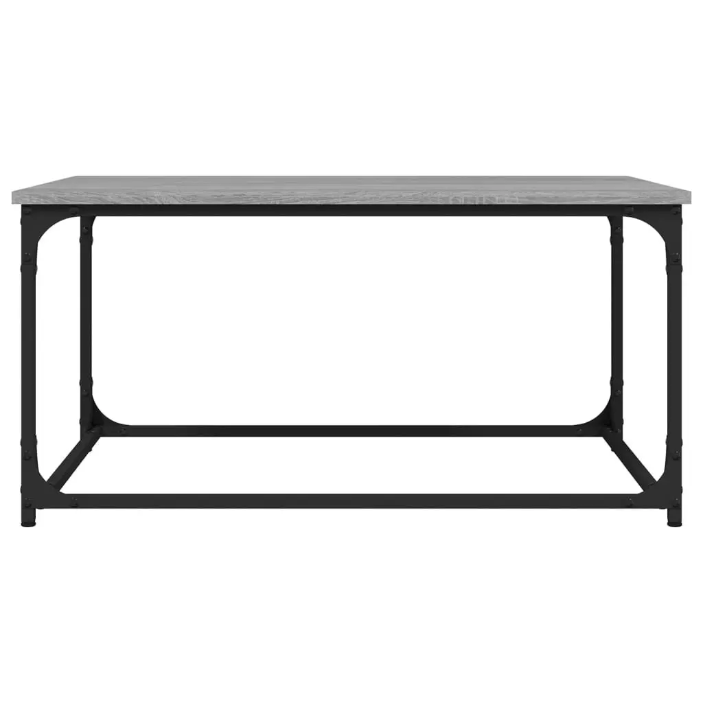 Coffee Table Grey Sonoma 80x50x40 cm Living Room Accent Side Table Frame