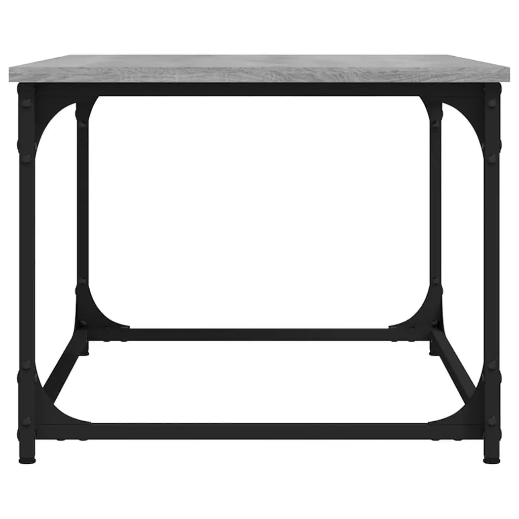 Coffee Table Grey Sonoma 80x50x40 cm Living Room Accent Side Table Frame