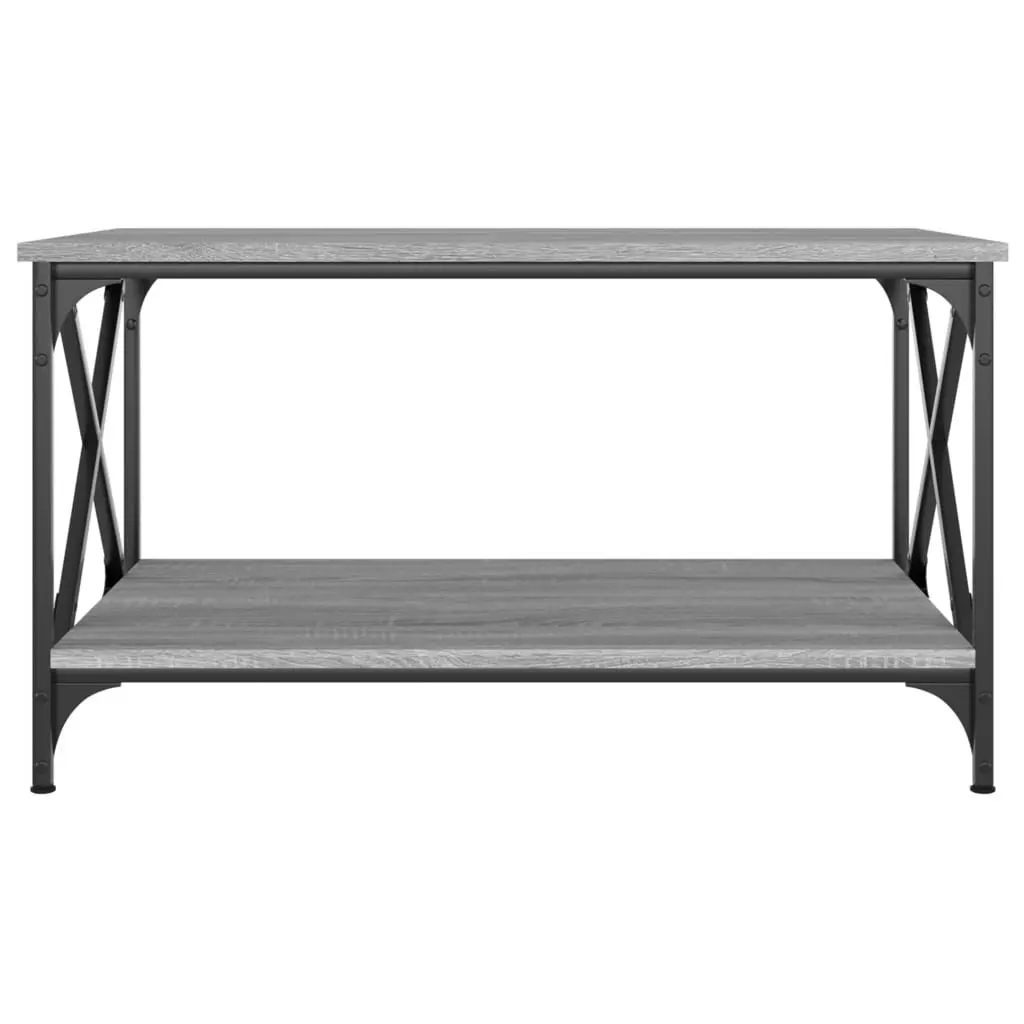 Coffee Table Living Room Grey 80x50x45 cm