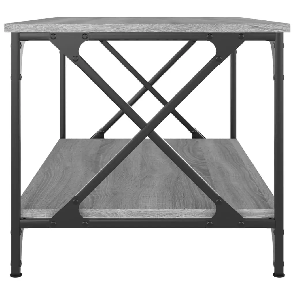 Coffee Table Living Room Grey 80x50x45 cm