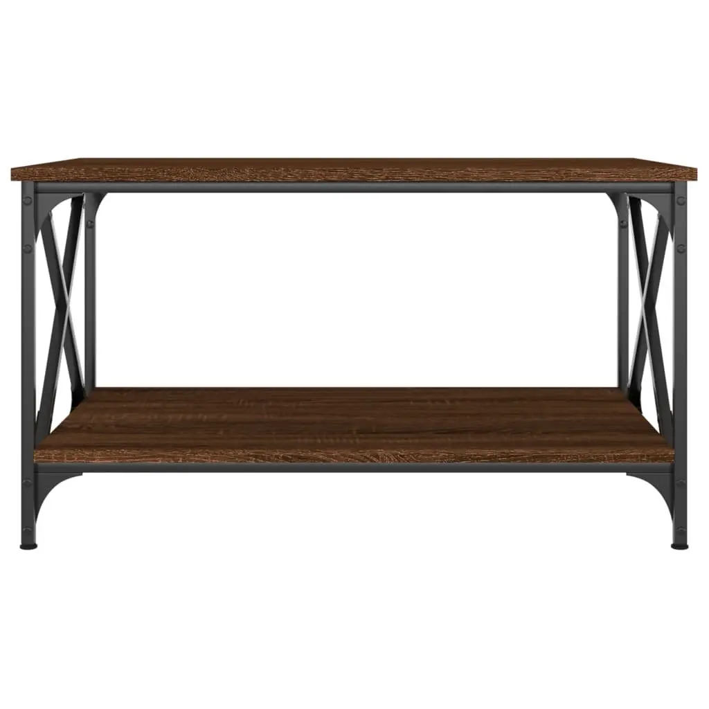 Coffee Table Living Room Brown Oak 80x50x45 cm