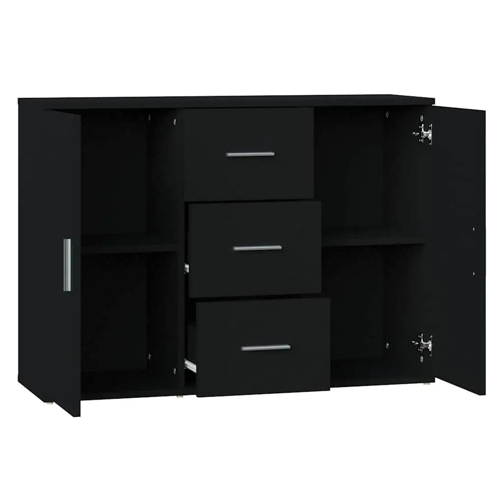 Black Sideboard Cabinet with 2 Doors