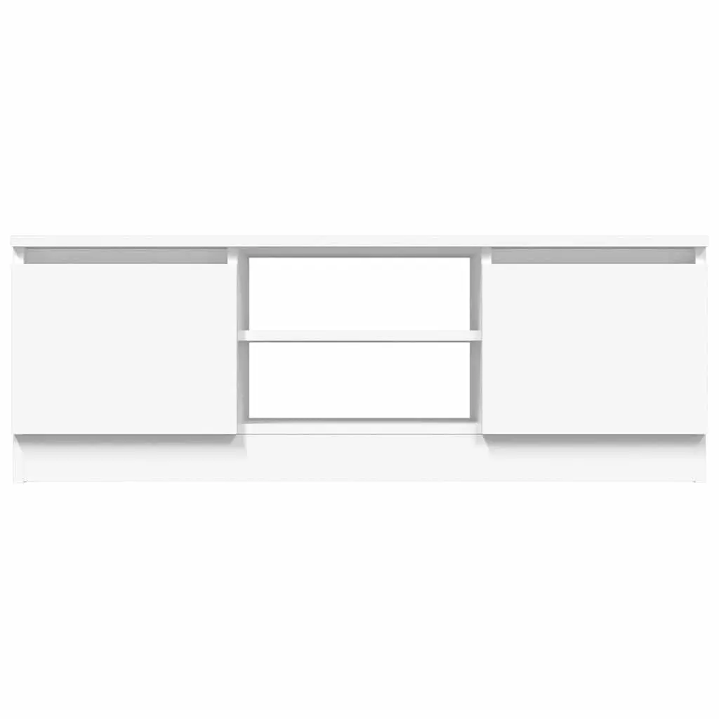 TV Cabinet with Door for Living Room White Storage Unit 102 x 30 x 36 cm