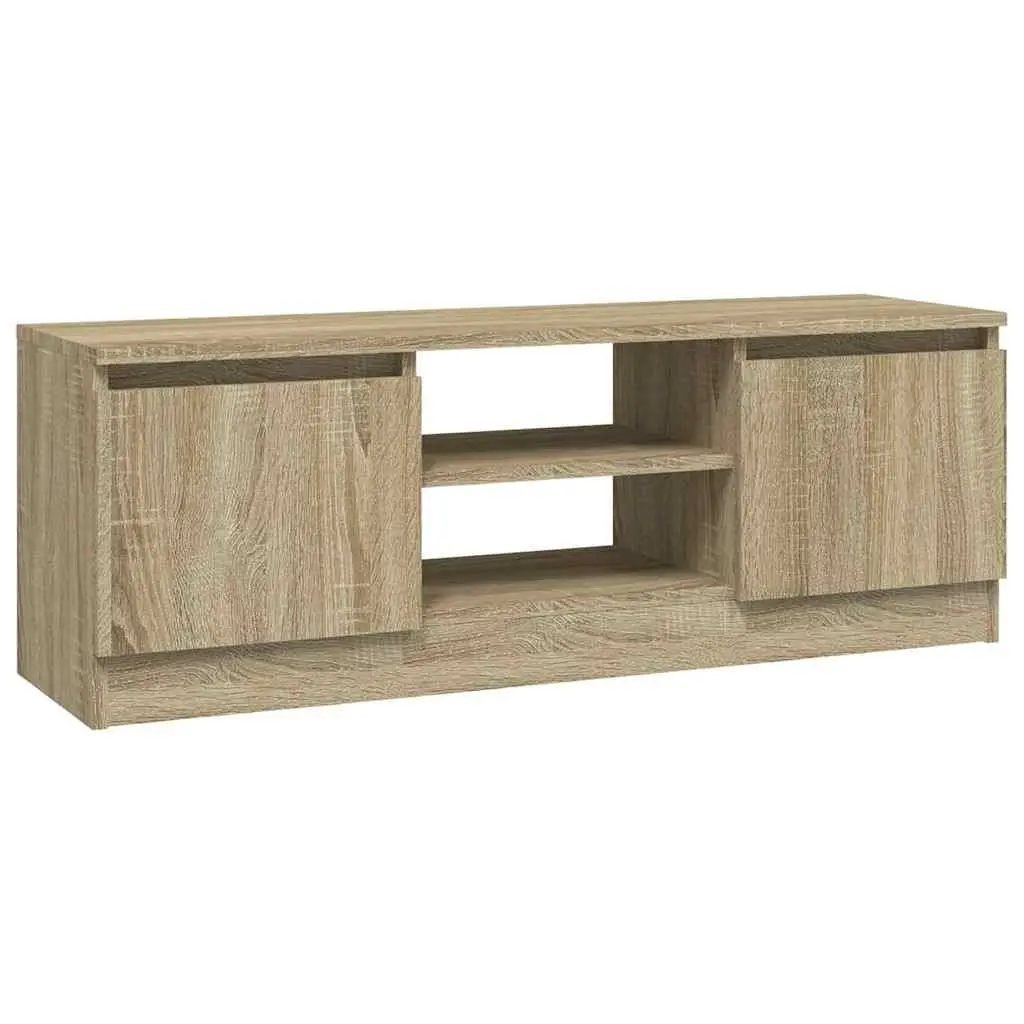 TV Cabinet for Living Room Brown Engineered Wood 102 x 30 x 36 cm