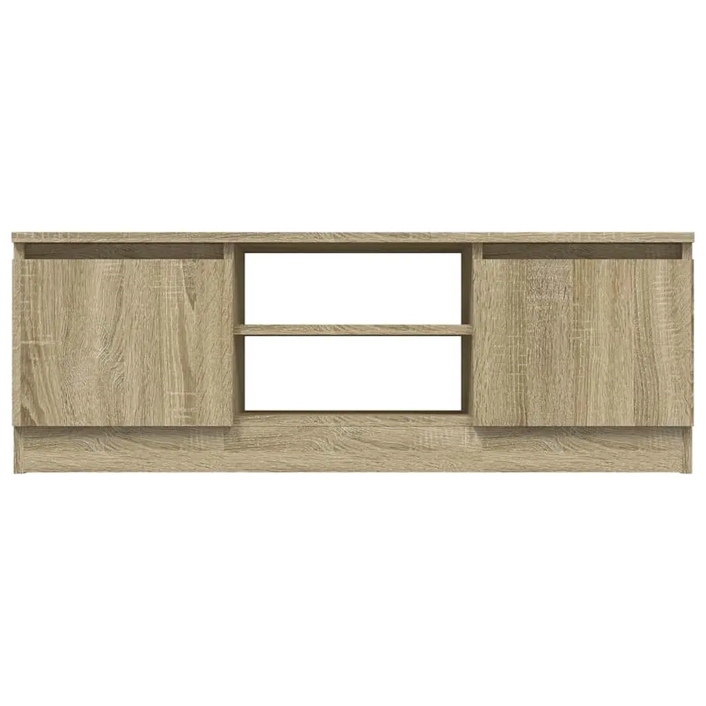 TV Cabinet for Living Room Brown Engineered Wood 102 x 30 x 36 cm