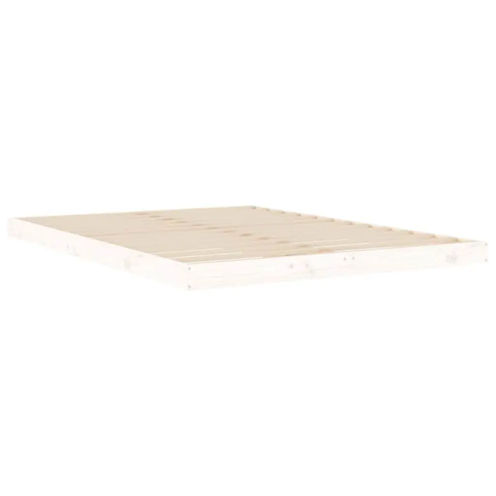 Solid Pine Bed Frame 135x190 cm