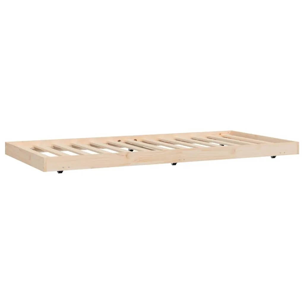 Solid Pine Wood Bed Frame 90x190 cm