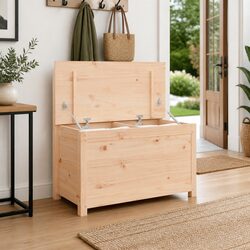 Wooden Storage Bench - Dimensions 80 x 41 x 77 cm