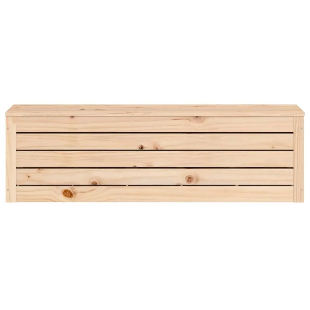Storage Box Solid Pine Wood Chest Trunk Organiser Bedroom Living Room Brown