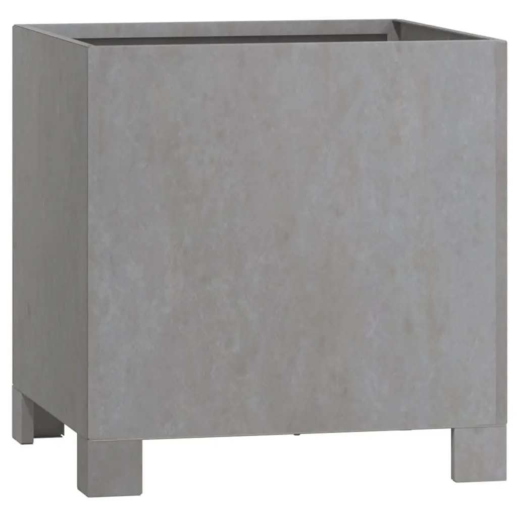 Corten Steel Planter with Legs Outdoor Garden Decoration 30x30x30 cm