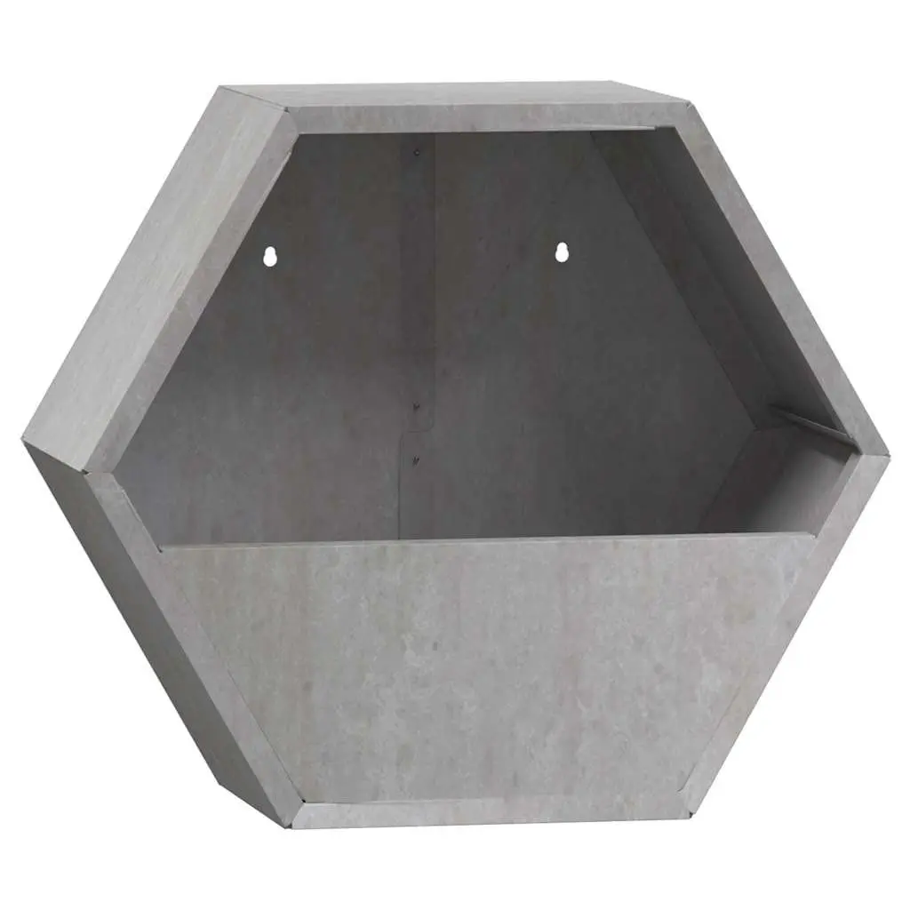 Wall Planters for Garden Balcony Patio 30x10x25 cm Corten Steel 2 Piece