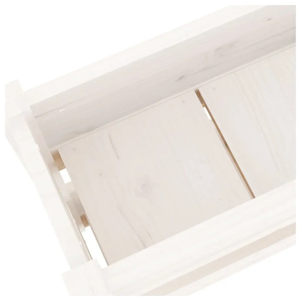 Wooden Planter Raised Bed for Garden Patio Balcony 112x25x66cm