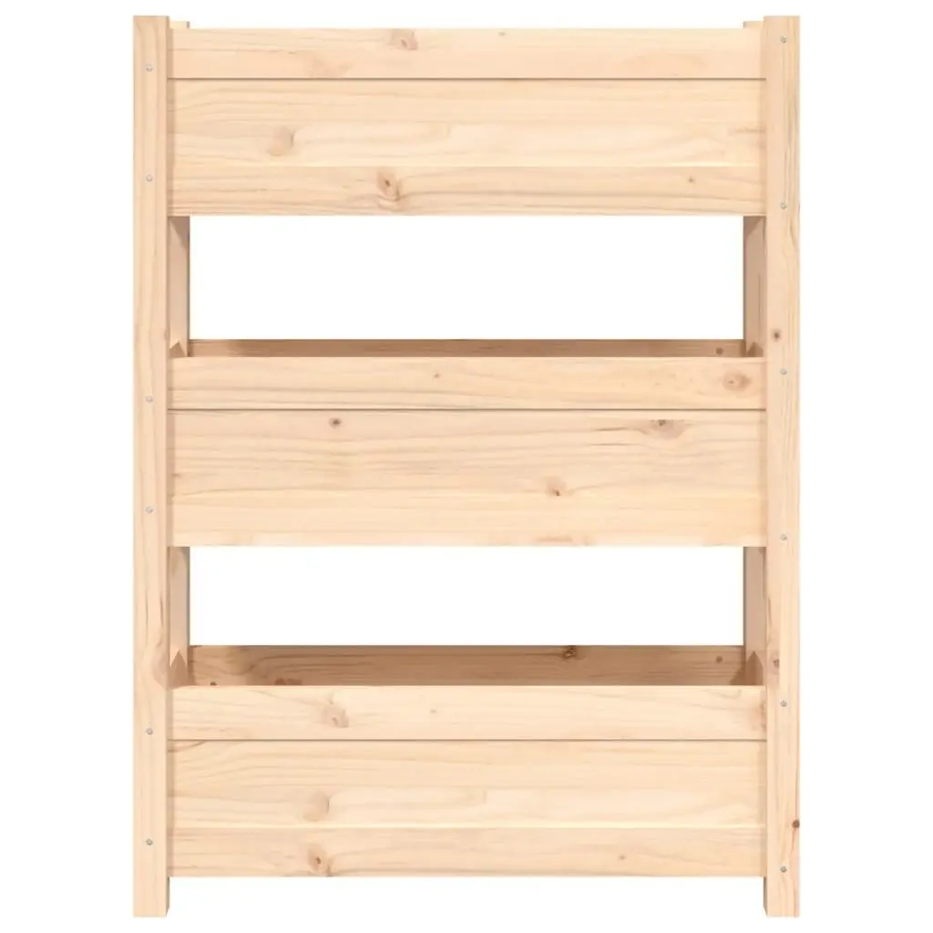 Planter Box for Garden 77x25x104.5cm Raised Garden Bed Solid Pine Wood