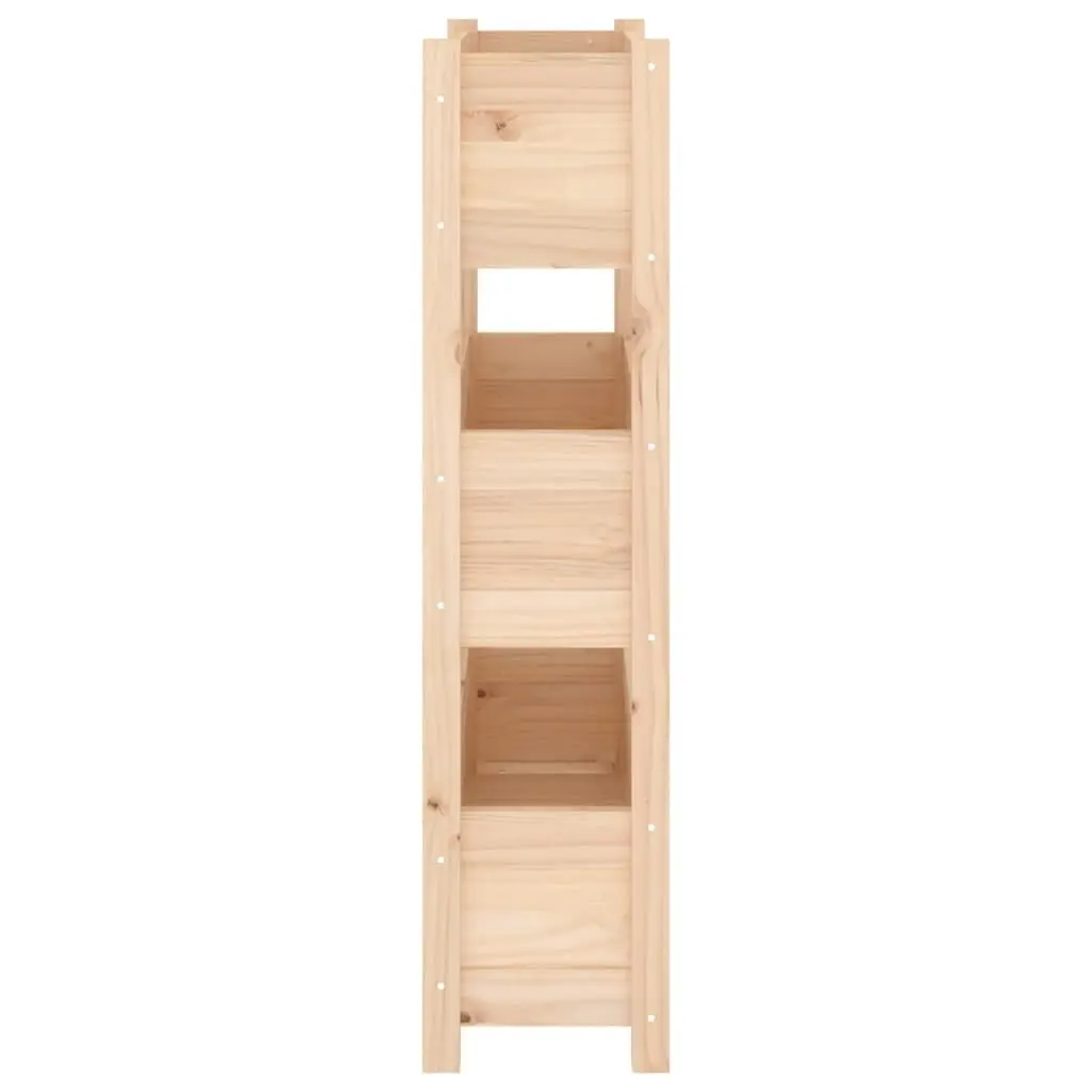 Planter Box for Garden 77x25x104.5cm Raised Garden Bed Solid Pine Wood
