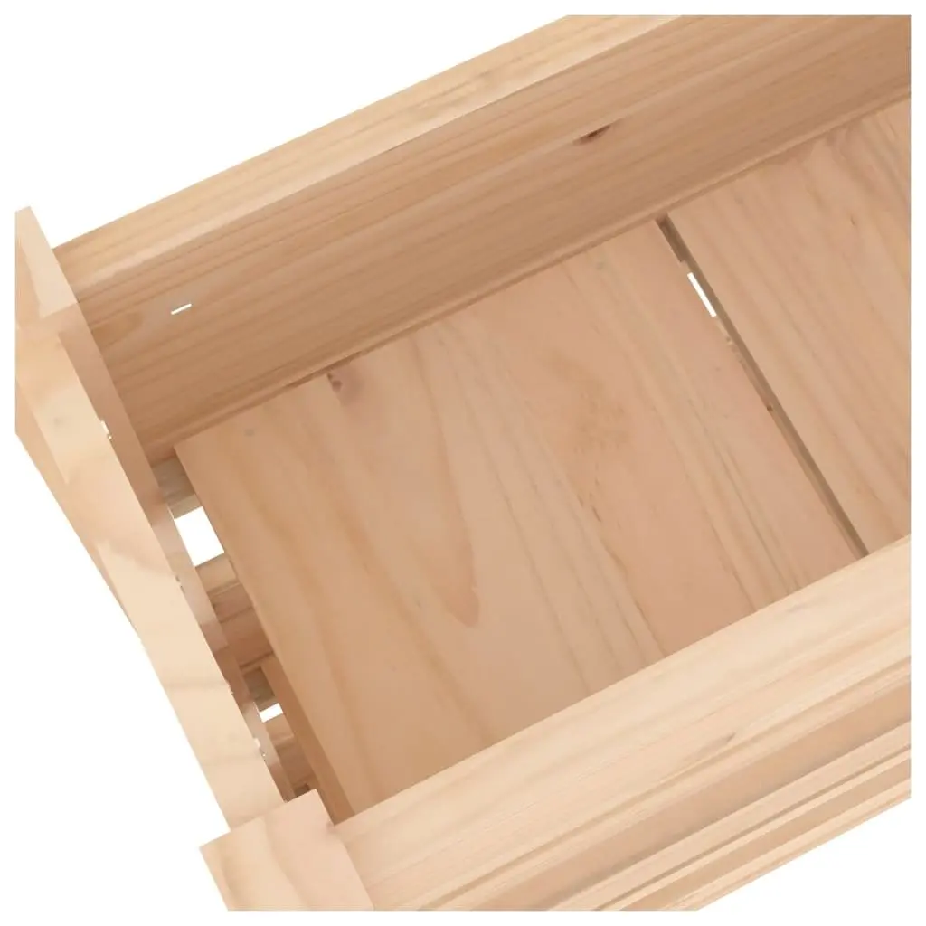 Planter Box for Garden 77x25x104.5cm Raised Garden Bed Solid Pine Wood