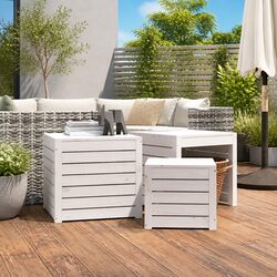 Specifications of the 3-Piece Garden Storage Box Set