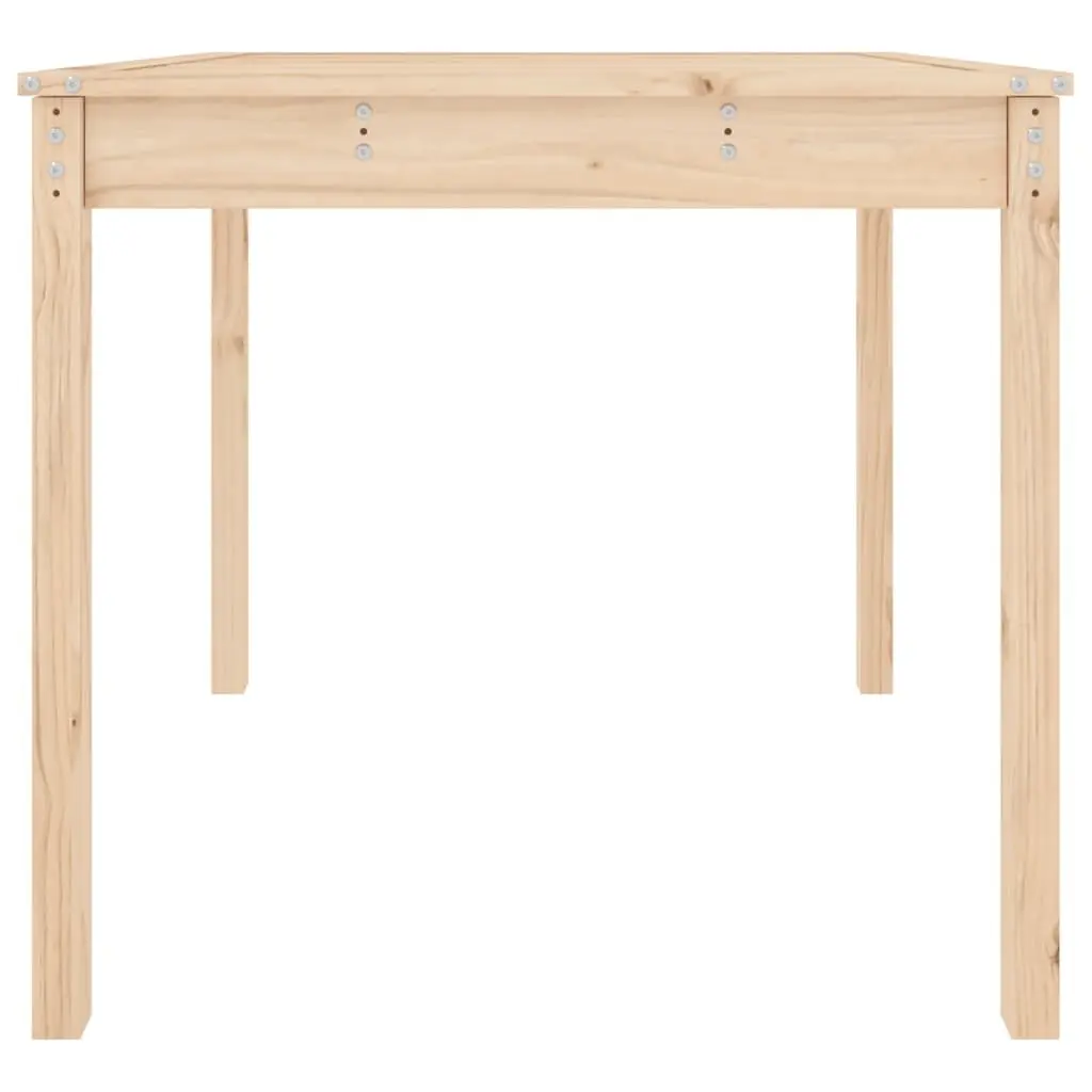 Garden Table Outdoor Patio 82.5x82.5x76 cm Solid Wood Pine Brown