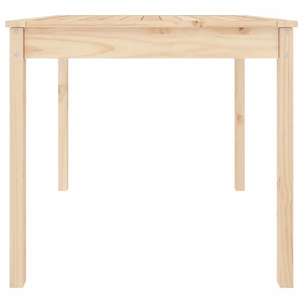 Garden Table Outdoor Patio 82.5x82.5x76 cm Solid Wood Pine Brown
