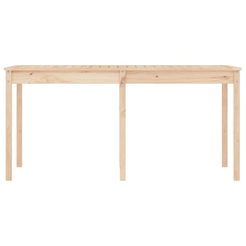 Solid Pine Wood Garden Table 159.5x82.5x76cm