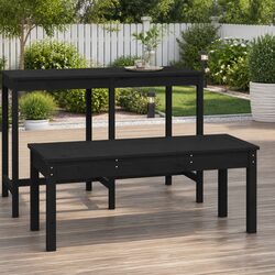 Specifications of the Black Pine Garden Bench