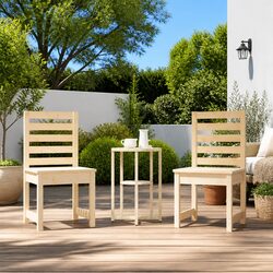 Specifications for Outdoor Garden Chairs Set of 2 Brown