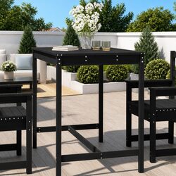 Garden Table Specifications: Solid Pine Wood, 121x82.5x110cm