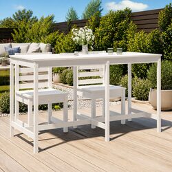 Solid Pine Garden Table Dimensions: 203.5x90x110 cm