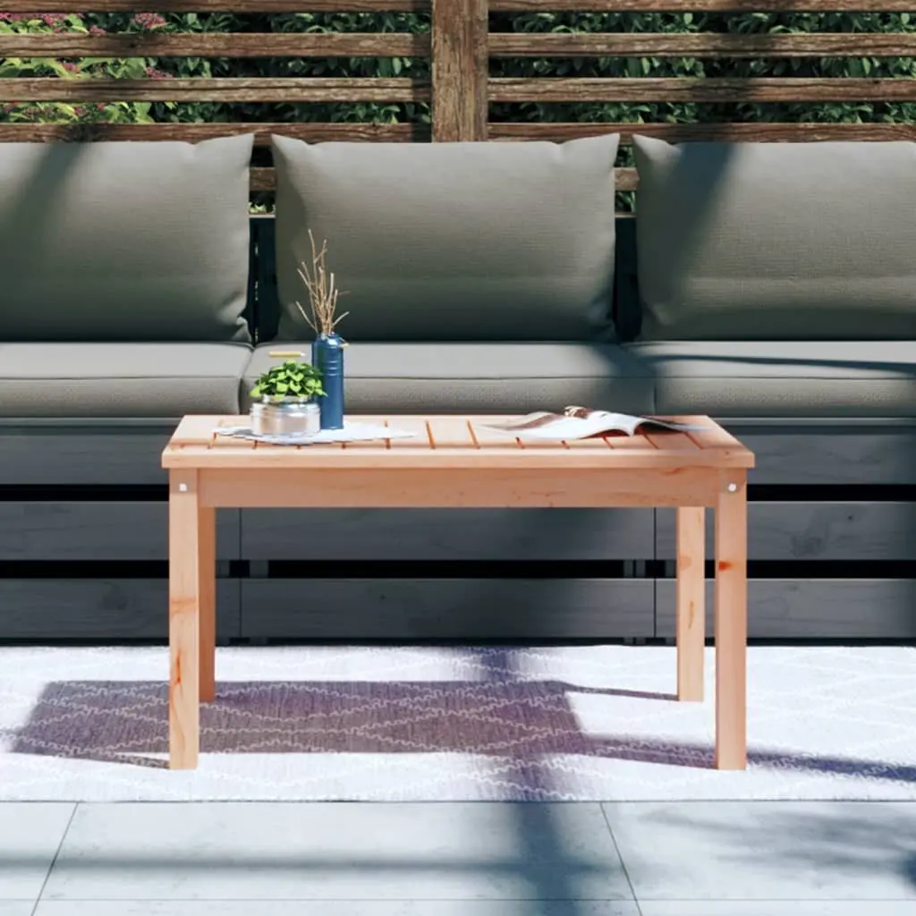 Garden Table Outdoor Patio 82.5x50.5x45cm Solid Wood Douglas Brown