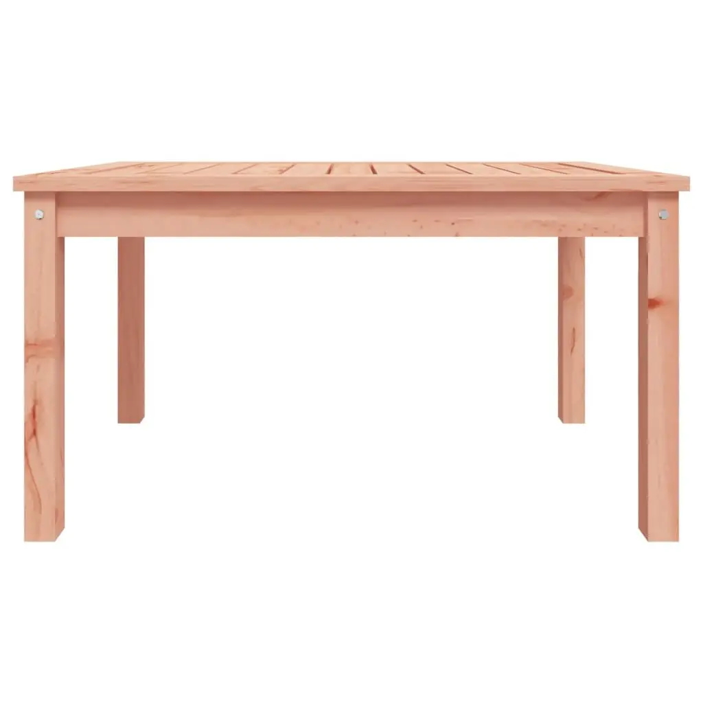 Garden Table Outdoor Patio 82.5x50.5x45cm Solid Wood Douglas Brown