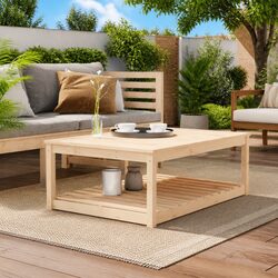 Specifications for Solid Wood Pine Garden Dining Table